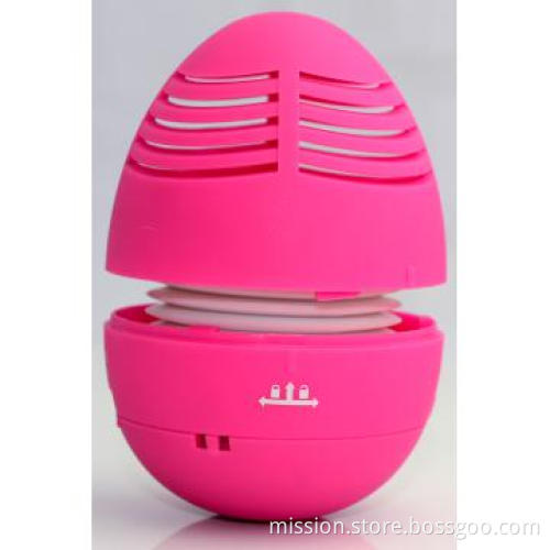 Egg Design Mini Speaker with LED Light